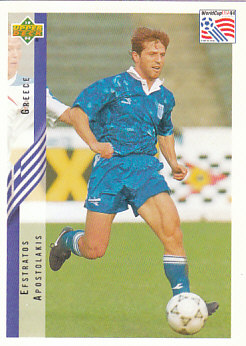 Efstratios Apostolakis Greece Upper Deck World Cup 1994 Eng/Spa #145
